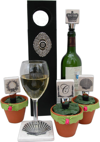 Display for Spring with a Flower Pot
