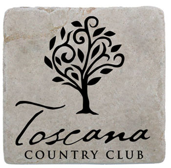 Toscana Custom Marble Coaster by Classic Legacy