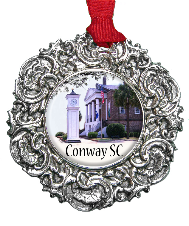 Personalized Custom Christmas Ornament Conway, SC Designed by Classic Legacy