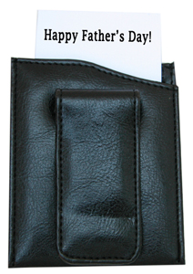 Faux Leather Money Clip Father's Day Gift
