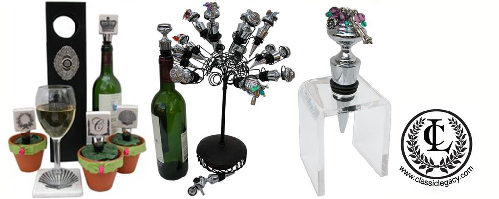 Wine Bottle Stopper Display Ideas by Classic Legacy