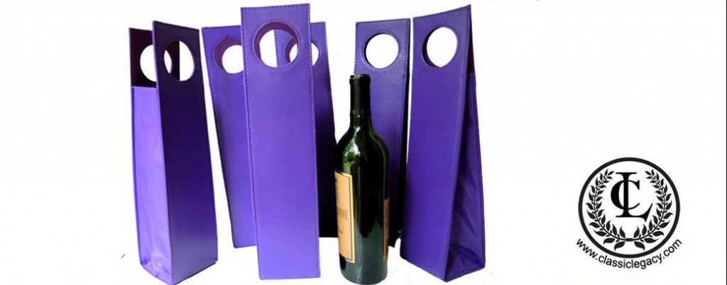 Purple Wine Carriers