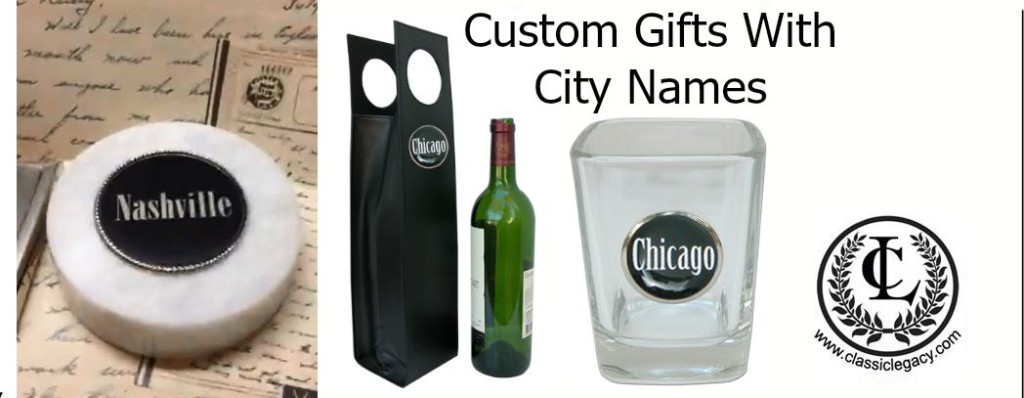 Custom Gifts with City Names
