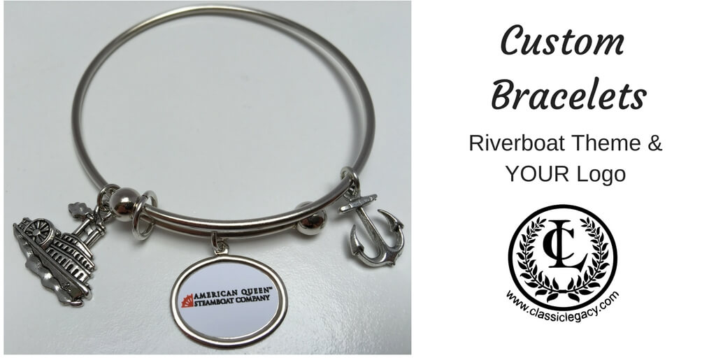 Custom Bracelet Riverboat Theme & YOUR logo