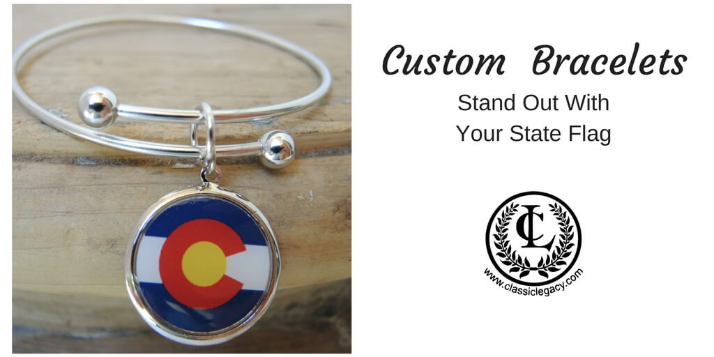 Custom Bracelet YOUR State Flag