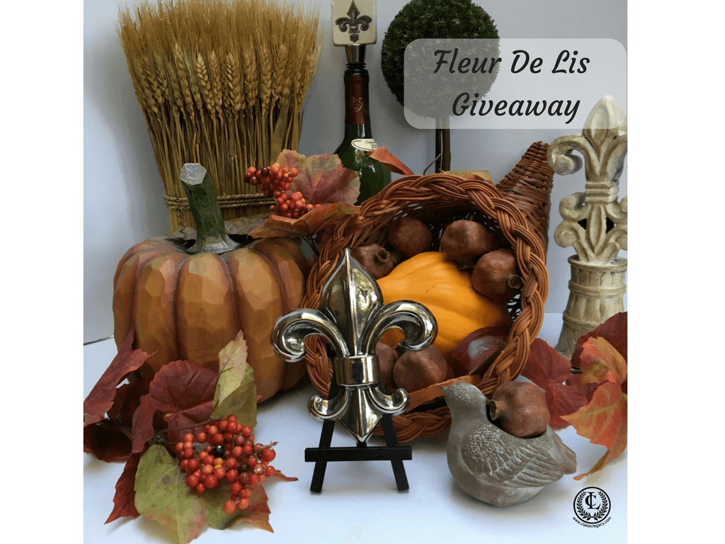 Classic Legacy Fleur de lis gifts for giveaway