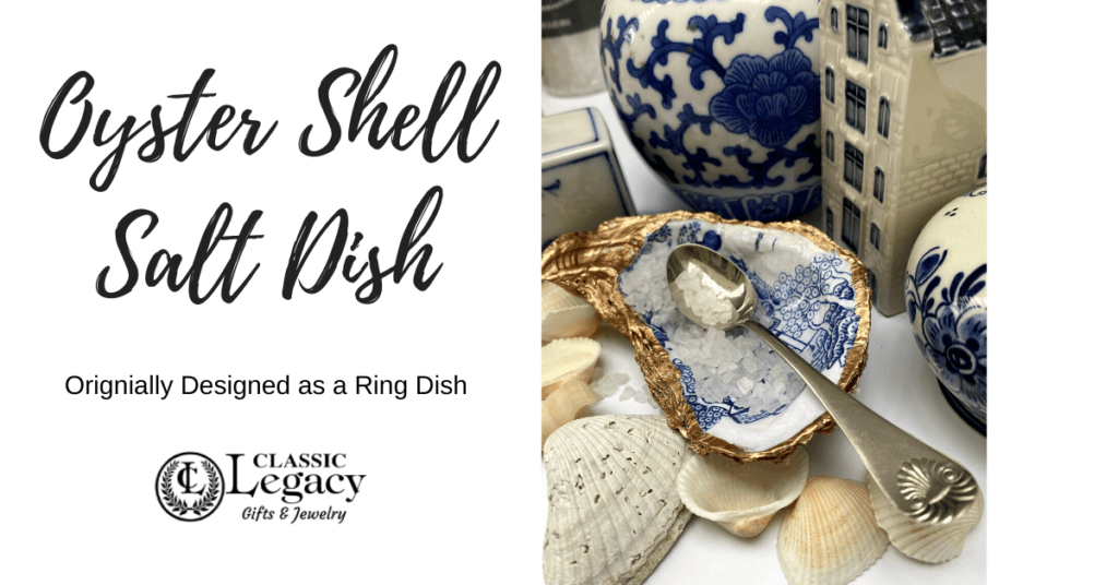 Oyster Shell Salt Dish by Classic Legacy