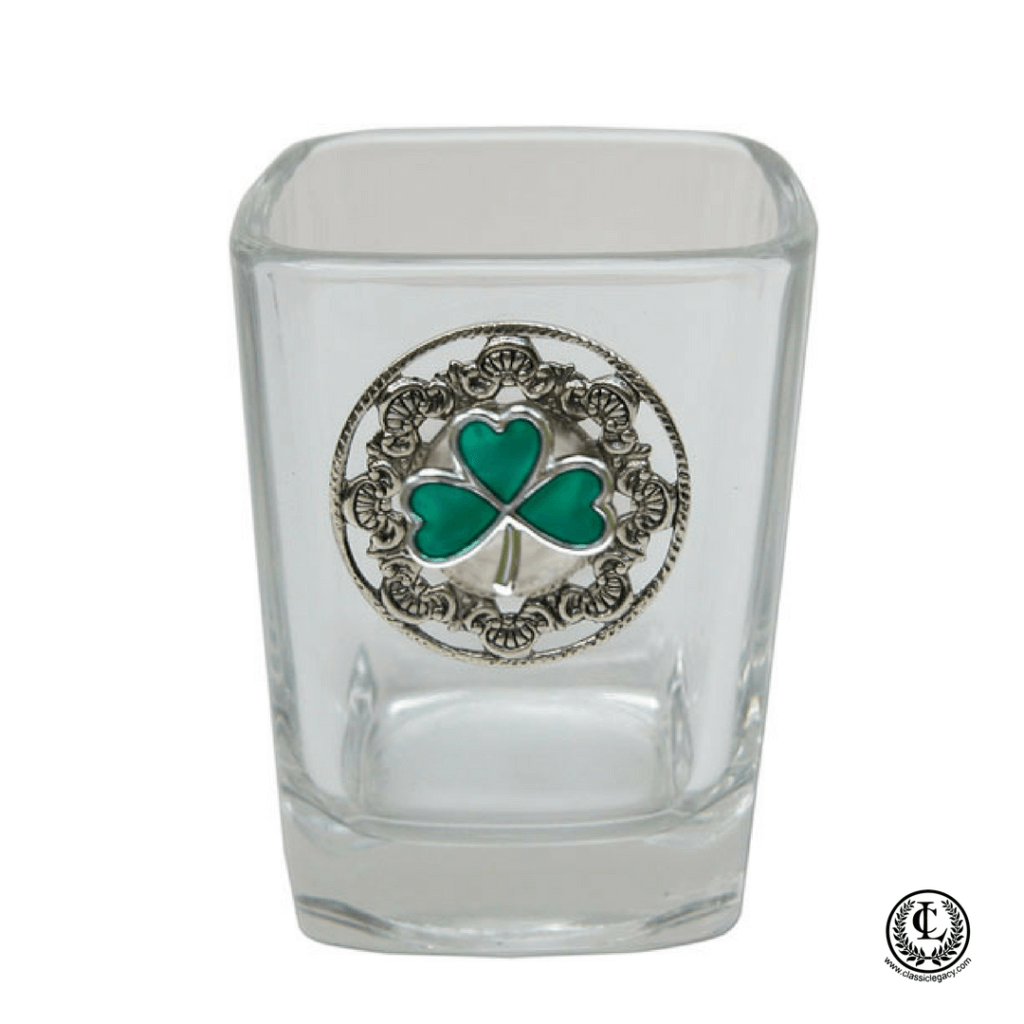 Irish Shamrock Shot Glass